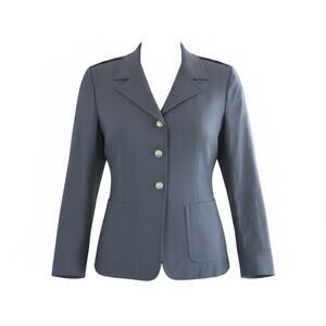 T. Milano Woman Black Blazer Jacket Size 10 Career Office Business Work